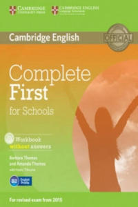 Complete First for Schools Workbook without Answers with Audio CD - 2826840855