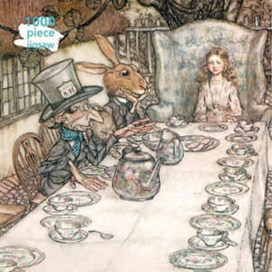 Adult Jigsaw Puzzle Arthur Rackham: Alice in Wonderland Tea Party - 2878430018