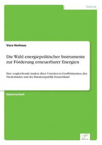 Wahl energiepolitischer Instrumente zur Foerderung erneuerbarer Energien - 2878083022