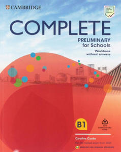 COMPLETE PRELIMINARY FOR SCHOOLS WORKBOOK WITHOUT ANSERS WITH DOWNLOAD AUDIO SEC - 2877869145