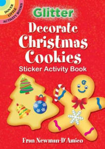 Glitter Decorate Christmas Cookies Sticker Activity Book - 2876543241