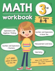 Math Workbook Grade 3 (Ages 8-9): A 3rd Grade Math Workbook For Learning Aligns With National Common Core Math Skills - 2875235493