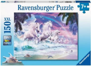 Ravensburger Kinderpuzzle - 10057 Einhrner am Strand - Einhorn-Puzzle fr Kinder ab 7 Jahren, mit 150 Teilen im XXL-Format - 2877489019