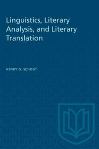 Linguistics, Literary Analysis, and Literary Translation - 2870491227