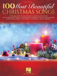 100 Most Beautiful Christmas Songs Easy Piano Songbook - 2876933657