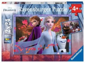 Ravensburger Kinderpuzzle - 05010 Frostige Abenteuer - Puzzle fr Kinder ab 4 Jahren, mit 2x24 Teilen, Puzzle mit Disney Frozen - 2872531306