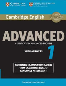 Cambridge English Advanced 1 for Revised Exam from 2015 Student's Book with Answers - 2826623604