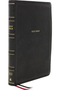 KJV Holy Bible, Giant Print Thinline Bible, Black Leathersoft, Thumb Indexed, Red Letter, Comfort Print: King James Version - 2878800006