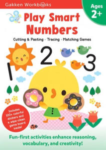 Play Smart Numbers Age 2+: Preschool Activity Workbook with Stickers for Toddler Ages 2, 3, 4: Learn Pre-Math Skills: Numbers, Counting, Tracing, - 2873975784