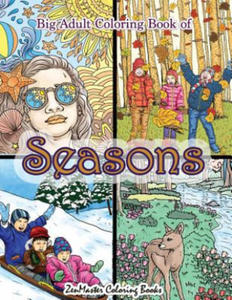 Big Adult Coloring Book of Seasons - 2867125826