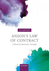 Anson's Law of Contract - 2877314715