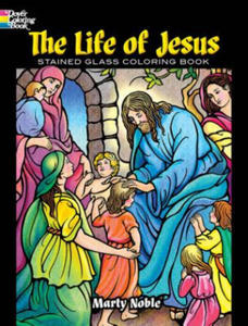 Life of Jesus Stained Glass Coloring Book - 2878317004