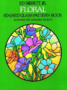 Floral Stained Glass Pattern Book - 2878434171