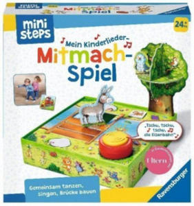 Ravensburger ministeps 4172 Mein Kinderlieder-Mitmachspiel, Lustiges Bewegungspiel mit 12 beliebten Kinderliedern, Spielzeug ab 2 Jahre - 2877490747