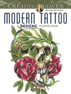 Creative Haven Modern Tattoo Designs Coloring Book - 2878071038