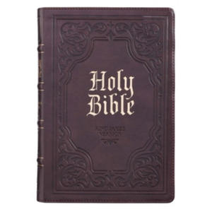 KJV Bible Giant Print Full Size Dark Brown - 2867762695