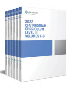 2022 CFA Program Curriculum Level III Box Set - 2863009791