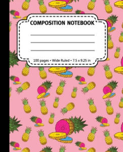 Composition Notebook: 100 pages Wide Ruled, 7.5 x 9.25 in: LGBTQ Pansexual Pink Background For Students, Teachers and LGBT Community - 2874805977