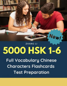 5000 HSK 1-6 Full Vocabulary Chinese Characters Flashcards Test Preparation: Practice Mandarin Chinese dictionary guide books complete words reader st - 2862248203