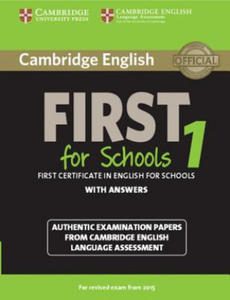 Cambridge English First 1 for Schools for Revised Exam from 2015 Student's Book with Answers - 2826636833