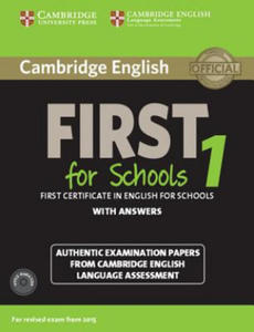 Cambridge English First 1 for Schools for Revised Exam from 2015 Student's Book Pack (Student's Book with Answers and Audio CDs (2)) - 2867103287