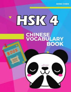 Chinese Vocabulary Book HSK 4: practice standard chinese character level 4 (600 words) with pinyin and English meaning - 2876625517