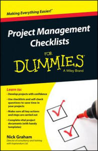 Project Management Checklists For Dummies - 2862643722