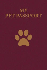 My Pet Passport: Record your pet Medical Info: Vaccination, Weight, Medical treatments, Vet contacts and more... Look the description. - 2865383717