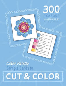 Color Palette Sample Cards to CUT & COLOR: Square Cards for Color Palette Testing and Sampling for...