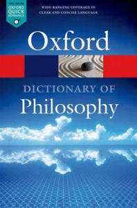 Oxford Dictionary of Philosophy - 2854436065