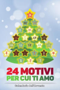 24 motivi per cui ti amo - Calendario dell'Avvento: Libro d'amore da compilare, regalo per uomo, donna, amico, fidanzata - 2865193767