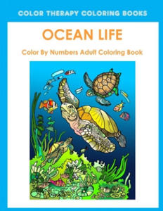 Ocean Life Color By Number Adult Coloring Book - 2864068097