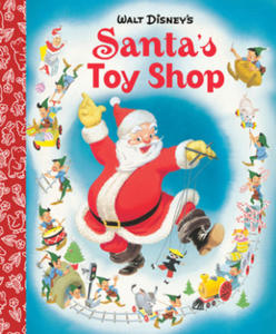 Santa's Toy Shop Little Golden Board Book (Disney Classic) - 2876024275