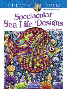 Creative Haven Spectacular Sea Life Designs Coloring Book - 2878873298