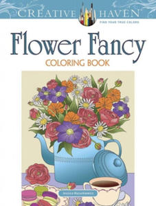 Creative Haven Flower Fancy Coloring Book - 2878299257