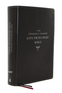 Niv, Charles F. Stanley Life Principles Bible, 2nd Edition, Leathersoft, Black, Comfort Print: Holy Bible, New International Version - 2878616475