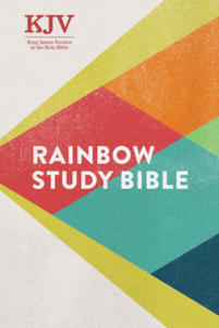 KJV Rainbow Study Bible, Hardcover: Ribbon Marker, Color-Coded Text, Smythe Sewn Binding, Easy to Read Bible Font, Bible Study Helps, Full-Color Maps - 2877874930