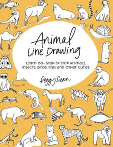 Animal Line Drawing: Learn 150+ Step-by-Step Animals, Insects, Birds, Fish, and Other Cuties - 2866661133