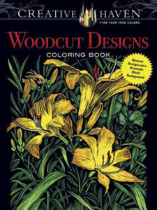 Creative Haven Woodcut Designs Coloring Book - 2877170292