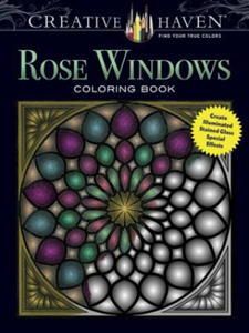 Creative Haven Rose Windows Coloring Book - 2877397298