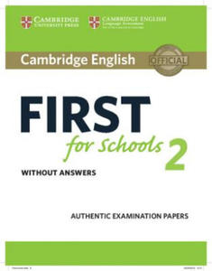 Cambridge English First for Schools 2 Student's Book without answers - 2841670655