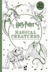 Harry Potter Magical Creatures Postcard Colouring Book - 2863860584