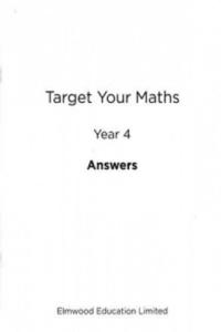 Target Your Maths Year 4 Answer Book - 2869868354