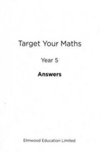 Target Your Maths Year 5 Answer Book - 2869853017