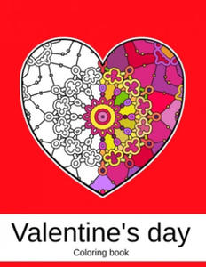 Valentine's day. Coloring book: 50 unique Heart Coloring book Mandala for Adults (volume 2) 8.5 x 11 inches - 2877874913