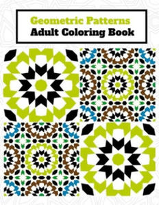 Geometric Pattern Adult Coloring Book - 2867133133