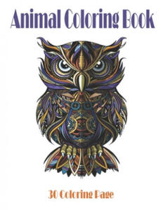 Animal Coloring Book: Lovely animals coloring books - mosaic coloring bookAnimal Mandala Coloring Book - Background for Anxiety Relief - Rel - 2861894367