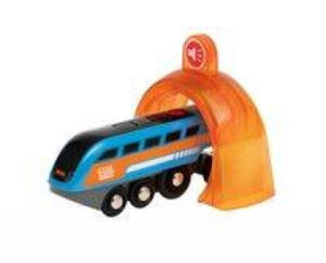 BRIO World 33971 Smart Tech Sound Lok mit Aufnahmefunktion - Elektrischer Zug mit Tunnel - Interaktives Spielzeug empfohlen ab 3 Jahren - 2877485558