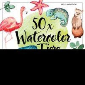 50 x Watercolor Tiere - 2865193651