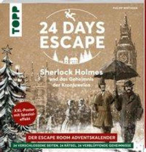 24 DAYS ESCAPE - Der Escape Room Adventskalender: Sherlock Holmes und das Geheimnis der Kronjuwelen. SPIEGEL Bestseller - 2877757976